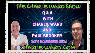 Q AND A WITH CHARLIE WARD PAUL BROOKER 24th NOV 2023