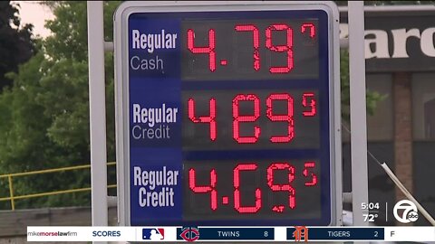 Gas prices break more records overnight in metro Detroit, could get worse before better