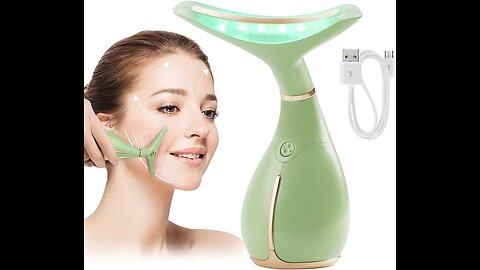 Red Light Neck Face Massager Portable