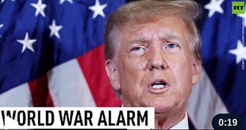 'Biden's greed and criminality will get us into World War III' - Trump