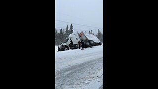 Highway 11 Accident In Hearst Ontario