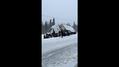 Highway 11 Accident In Hearst Ontario