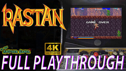 Rastan (1987) [Arcade] 🕹🔥 Intro + Gameplay (full playthrough)