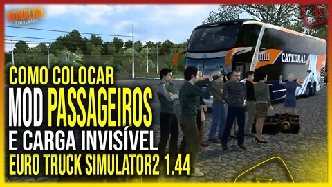 ▶️COMO COLOCAR MOD PASSAGEIROS E CARGA INVISÍVEL NO EURO TRUCK ATUALIZADO 1.44