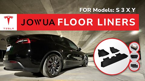 Jowua Floor Liners Review for Tesla Model Y