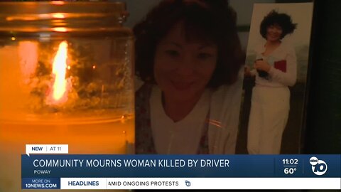 Community mourns loss of 69-year-old Poway woman killed by driver