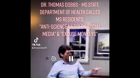 Dr. Thomas Dobbs calling Mississippians horrible things!