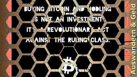 (173) Bitcoin als revolutionärer Akt | AUSWANDERN & GELD