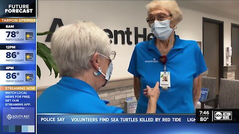 Senior volunteers at AdventHealth Dade City earn legend status for decades-long commitment to service