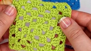 How to crochet simple granny square tutorial for beginners by marifu6a