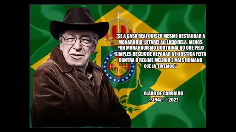 Olavo de Carvalho e a Monarquia. Ave Imperio, professor!