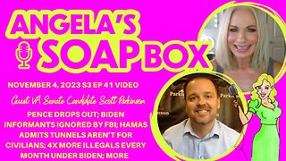 ANGELA'S SOAP BOX - November 4, 2023 S3 Ep41 VIDEO - Guest: VA Senate Candidate Scott Parkinson