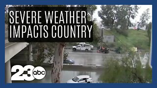 Severe weather causes damage across the country