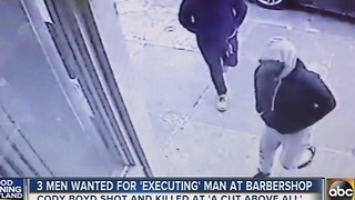 3 men wanted for killing man at Baltimore barbershop