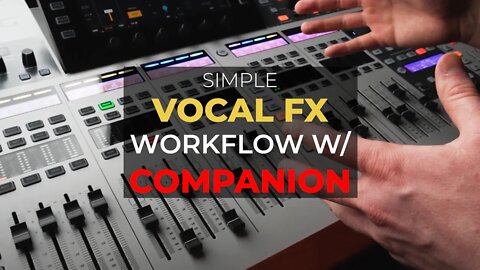 Simple Vocal Effects Workflow with Companion and Stream Deck - Behringer Wing