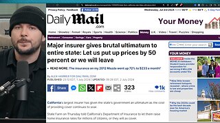 Democrats NUKED CALIFORNIA, Insurance THREATENS TO LEAVE Unless They RAISE Prices By 50%