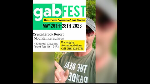 MR. NON-PC - Join me for GabFest 2023 and Gerald Celente's Peace and Freedom Rally!