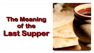Meaning of the last Supper... He came with the Twelve ❤️ Jesus explains Mark 14:17
