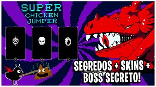 Todos os SEGREDOS, COMO criar SKINS e o BOSS SECRETO! SUPER CHICKEN JUMPER