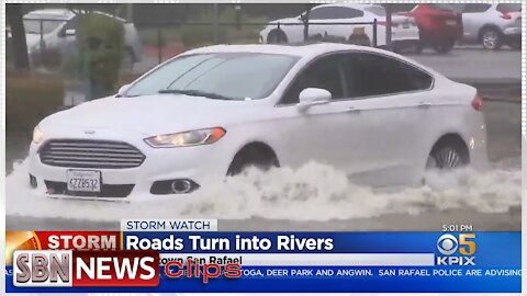 Atmospheric River Storm Pummels Northern CA With Historic Rainfall - 4754