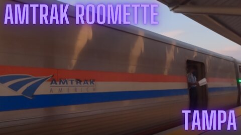 Amtrak Roomette from Tampa to Deland with full train tour