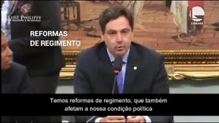 Reforma Política com o Depurado e principe Luiz Philippe de Orleans e Bragança