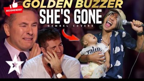 Strange Baby Joins in Singing She's Gone's Gembel Singing Makes Simon Cry| American Got Talents 2023