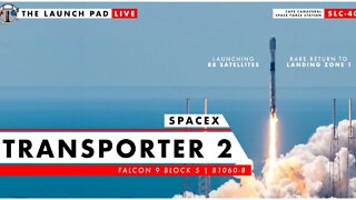 [SCRUBBED] Watch SpaceX Launch 88 Sats on Transporter 2/Booster To LZ1 | Launch Coverage | TLP Live