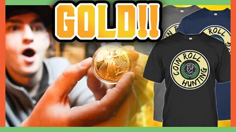 GOLD COIN GIVEAWAY!! + COIN ROLL HUNTING SHIRTS!!