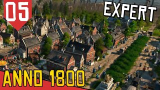 Poluição das FABRICAS está no Horizonte! - Anno 1800 #05 [Série Gameplay Português PT-BR]