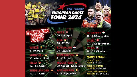 2024 European Darts Open Dobey v de Graaf