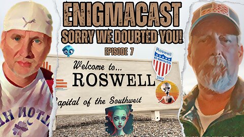 🛸🎙️ EnigmaCast Episode 7: Revisiting the Roswell UFO Incident - A Call for Apology? 🌠