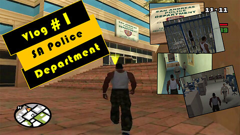 Touring GTA San Andreas Police Department with CJ | Episode 1 Game Vlog Series