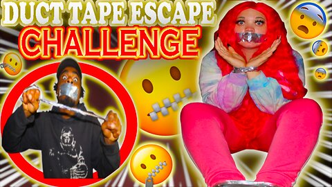 DUCT TAPE ESCAPE CHALLENGE! (EXTREME) 🔥😶
