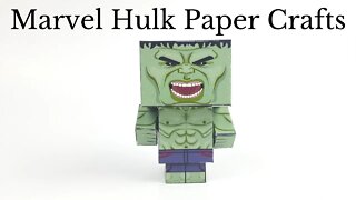 Origami Hulk (Marvel) - DIY Easy Paper Crafts