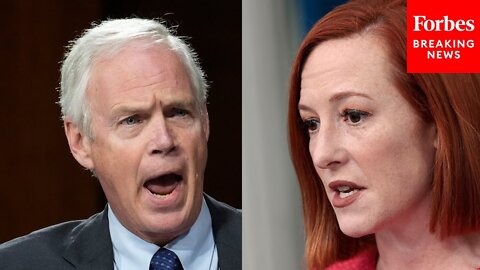 'Consequences Jen Psaki's Giggling About': Ron Johnson Speaks About Victims Of Crimes In USA