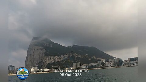 Time Lapse Gibraltar Clouds 08 October 2023