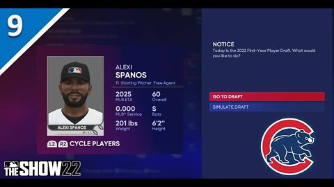 First Year Draft & Minor League Showcase l MLB the Show 22 Franchise l Chicago Cubs Ep.9