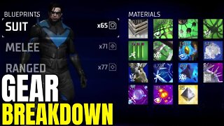 Gotham Knights GEAR Breakdown And Analysis