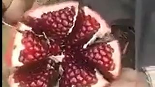Easy Way to Open Pomegranate