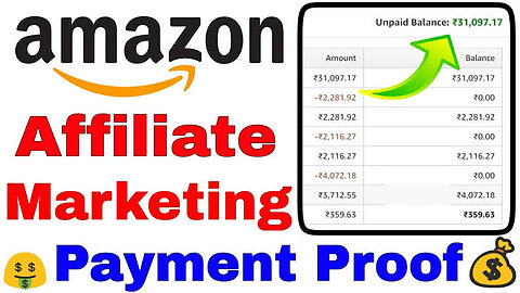 How i earn from Amazon affiliate