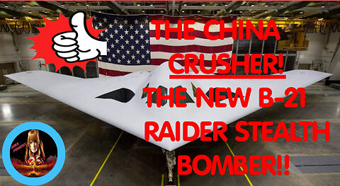 THE NEW, WICKED~AWESOME B-21 RAIDER STEALTH BOMBER