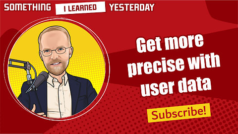 165: Get more granular with your user data