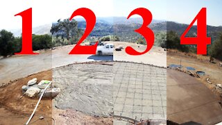 Stamped Concrete Patio Construction 9 Days in 10 Minutes!