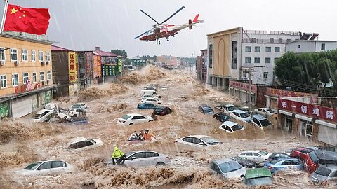 China is in chaos! Emergency evacuation of 230,000 people! Historic major flood in Guangdong