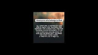 everyone who belongs to God #biblebuild #bibleverse #biblia #bibleverseoftheday♥️💚💙💜🧡💛