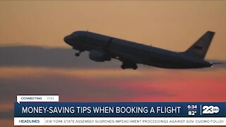 Money saving tips when booking a flight