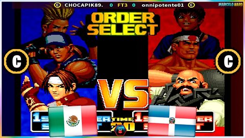 The King of Fighters '98 (CHOCAPIK89. Vs. onnipotente01) [Mexico Vs. Dominican Republic]