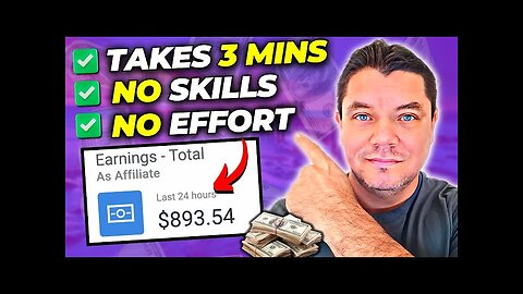 Affiliate Marketing for Beginners: *TAKES 3 MINS* Earn $784 In One Day With NO EFFORT!