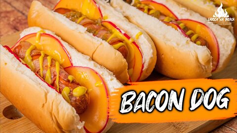 COMO FAZER HOT DOG COM BACON #SHORTS